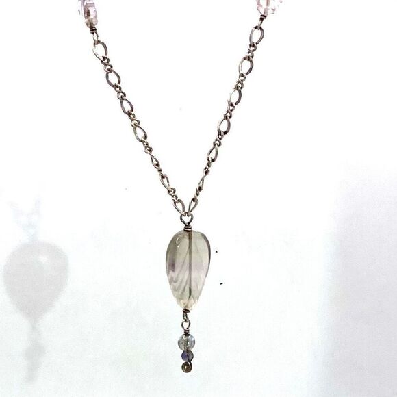 ALR Sterling 925 Silver & Crystal Necklace - Picture 7 of 10